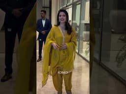 Kajol is all gorgeous in yellow as she promotes her upcoming movie 💛#Kajol #bollywood #koimoi