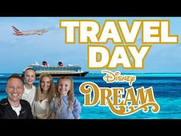 Disney Cruise Line Travel Day | Disney Dream | American Airlines | April 2025