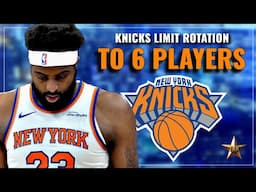 Knicks LIMIT Rotation To 6! NY's Bench WEAKEST In The Postseason... | Knicks News
