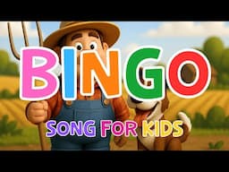 BINGO Song for Kids | Classic Nursery Rhyme Sing-Along  | 4K