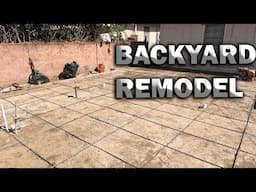 AVOIDING DISASTER ON SITE! Bees, Gas Line & Brush | Backyard Concrete Remodel Part 1