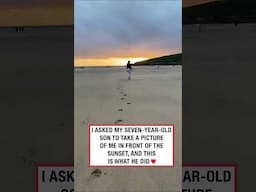 Son has cutest response to taking photo of his mum ❤️ (🎥: TT/ sammieslade30)
