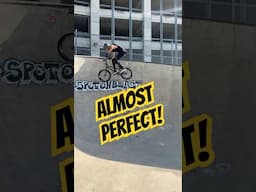 I NEED TO REDO THIS BMX LINE 😭 #bmx #bmxLIFE #shortsfeed #bicycle #skatepark #bikelife #bike