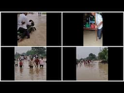 Ganwar Village Struggles as Heavy Rains Flood Roads and Homes