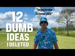 12 DINGLEBERRY IDEAS I had about golf  so got rid of them