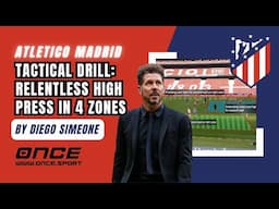 Relentless High Press! | Atletico Madrid Tactical Drill by Diego Simeone