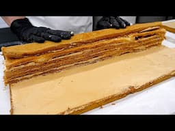 2000 Layers of Crunch?! This Legendary Mocha Roll Cake Is Breaking the Internet | 신박한 2000겹 모카 롤케이크