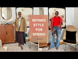 Elevated Basics Spring Try-on Haul | Toteme, ARKET, Nudie Jeans, Massimo Dutti | Spring Style 2025