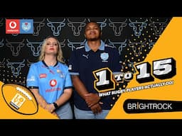 Simphiwe Matanzima gives a lesson on loosehead props! | 1 to 15: What rugby players actually do