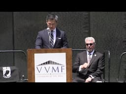Afghanistan veteran featured speaker at Memorial Day ceremony at Vietnam War Memorial