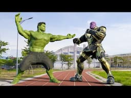 Hulk vs Thanos - Fight Scenes - Avengers Infinity War HD Clip