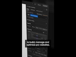 Getting Started with Webflow #shorts #webdev #webdesign #ui #ux