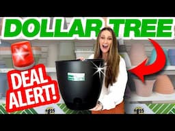 😮Why EVERYONE is grabbing these HUGE PLANTERS from Dollar Tree!  GENIUS outdoor patio DIYs