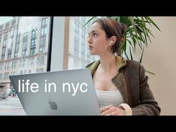 a realistic week living alone in nyc 🌟