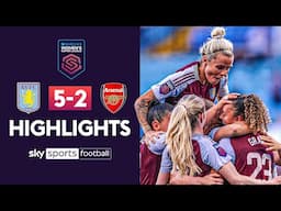 Chelsea on verge of title after Villa DEMOLISH Arsenal 🤯 | Aston Villa 5-2 Arsenal | WSL Highlights