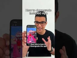 How To Downgrade Insta360 App