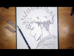 How to Draw Yuji Itadori from JJK – Step by Step Anime Art Tutorial