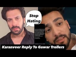 Karanveer Mehra Instagram Story For Trollers & Chapris Like Elvish