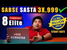 Flipkart Big Billion Days | Cheapest SD-8 Elite | All Doubts Clear | Upcoming Sale | #AskGizmogyan