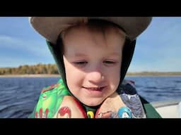 2 Dads, 2 Kids, 2 Nights Boat Camping on an Island. - Algoma's Backcountry. - Fall Vibes