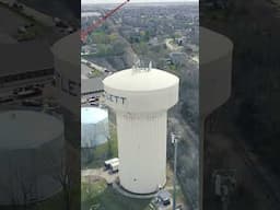 Bartlett Water Tower #hanoverpark #drone #shorts