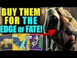 Destiny 2: YOU MIGHT NEED THIS FOR THE EDGE OF FATE! - Xur Review (June 13 - 16)