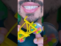 Cycle Candies Gems ASMR Mukbang | Spizee | Milad from earth #shorts #asmr #mukbang