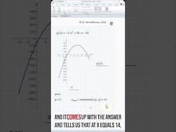 PTC Mathcad - Maximize Function