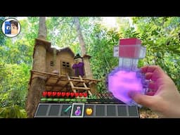 Minecraft in Real Life MOVIE REALISTIC WITCH HOUSE in Minecraft Real Life POV 創世神第一人稱真人版