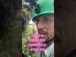 extreme watercolor high in tree #trees #watercolor #conservation #treeclimbing