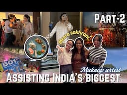 Assisting India’s Biggest MAKEUP ARTIST - MEERA SAKHRANI (pt.2) || Anshika Soni
