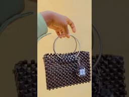 DIY bead bag. #beads #beadbags #diy #handmade #shorts
