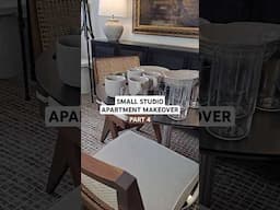 Small Studio Apartment Makeover - Part 4  #diy #apartment  #apartmentmakeover