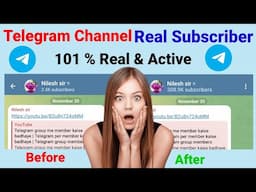 Telegram subscriber kaise badhaye | telegram channel par subscriber kaise badhaye