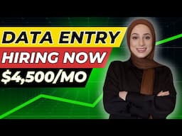 4 High Demand Remote Data Entry Jobs Hiring (Entry Level, Flexible, No Degree) Work From Home 2025