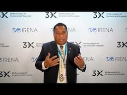 H.E. Tekeeua Tarati, Kiribati, supports tripling renewable power capacity by 2030