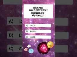 QUIZ N°61 DESAFIO BÍBLICO