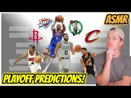 ASMR | NBA Playoff Predictions! - Gum Chewing & Whispering