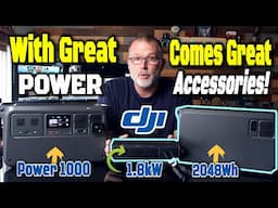 DJI Drops a TON of NEW Power 1000 ACCESSORIES: 2048Wh Expansion, 1.8kW SuperFast Charger, Bluetooth