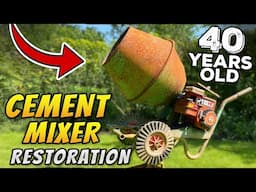 Will It Ever Mix Again? 40 YEAR OLD CEMENT MIXER RESTORATION