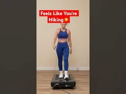 Try the incline on the treadpad, it’ll feel like you’re hiking 🥾 #treadmill #workoutroutine