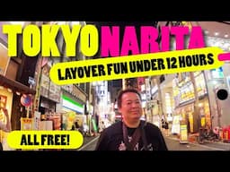 ✈️ How to Explore Tokyo in JUST 12 Hours! 🇯🇵 | DIY Layover - Tokyo Narita (NRT) 🗼🍜