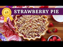 Best Strawberry Pie Recipe | Easy and Delicious! 🍓