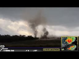 Tornado Surprise Near Menard, Texas - Live As It Happened - 5/26/25