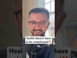 We are overthinking health ‼️ Neuroscientist Tj Power