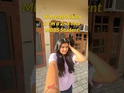 How do doctors even remember so many medicines?! 😭 | Nikita Singh | #mbbs #minivlog