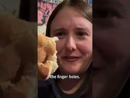 this restaurant threw rolls at me