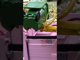 First Gear Pink Side Loader and Yellow Curotto Can Pickup  | Garbage Trucks Rule #shorts