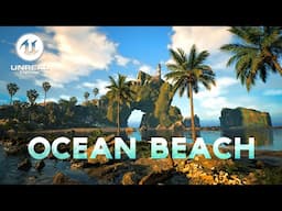 Unreal Engine 5.6 render II "OCEAN BEACH" II #render #unrealengine5 #megascans