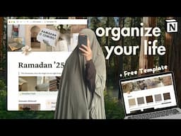 Muslimah Notion tour for achieving your 2025 goals (+ free Ramadan Template)